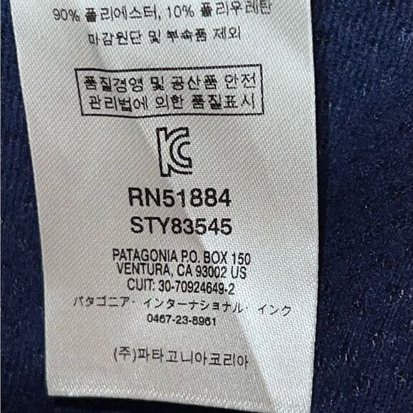 NWOT Patagonia Womens Torrentshell Zip Navy Jacket Sz XS - Picture 8 of 9